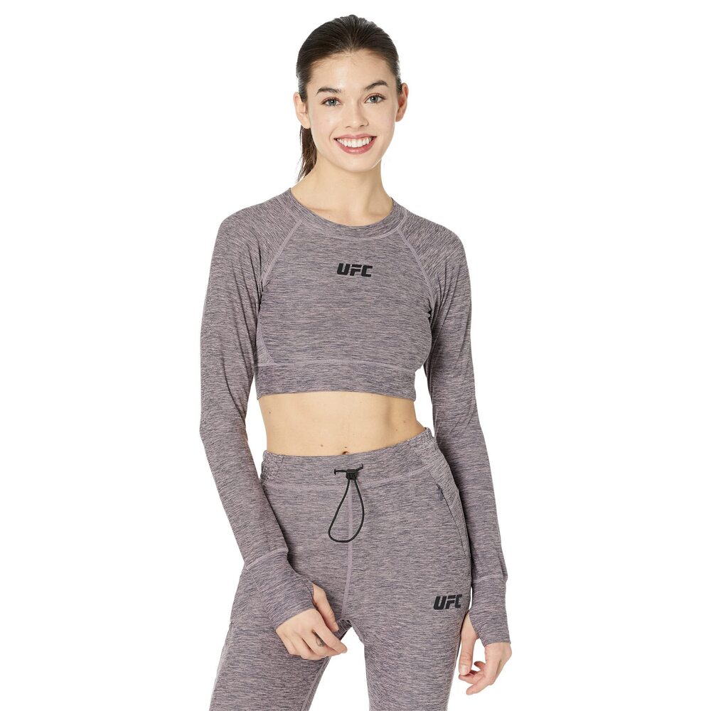 UFC Women's Cropped Pullover Blushing Rose XL